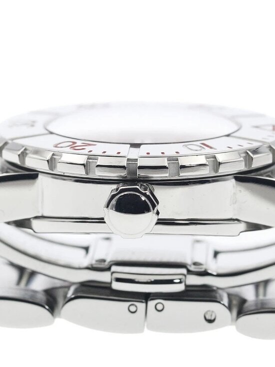 Chaumet Class one 622C 11P diamond Red Dial Quartz Ladies Watch_939220